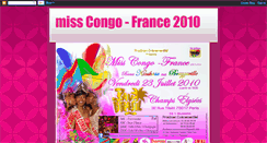 Desktop Screenshot of misscongofrance2010.blogspot.com