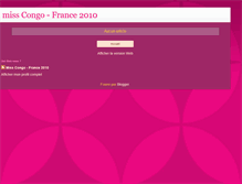 Tablet Screenshot of misscongofrance2010.blogspot.com