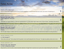 Tablet Screenshot of kelsoacres.blogspot.com