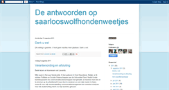 Desktop Screenshot of antwoordenopsaarlooswolfhondenweetjes.blogspot.com