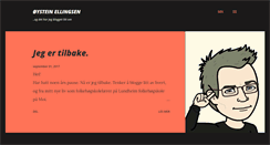 Desktop Screenshot of oystein-ellingsen.blogspot.com