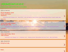Tablet Screenshot of indonesian-music.blogspot.com