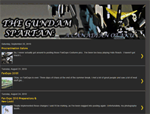 Tablet Screenshot of gundamspartan.blogspot.com