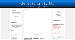 Desktop Screenshot of gergasilirik.blogspot.com