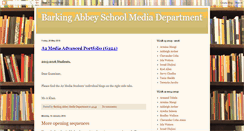 Desktop Screenshot of barkingabbeyschool.blogspot.com