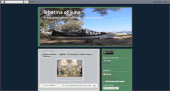 Desktop Screenshot of lebetinaofjune.blogspot.com