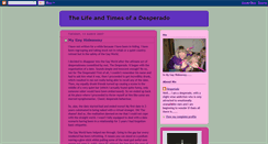 Desktop Screenshot of lifeandtimes-desperado.blogspot.com