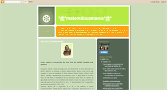 Desktop Screenshot of matematicamaniaunijorge.blogspot.com