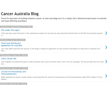 Tablet Screenshot of cancer-australia.blogspot.com