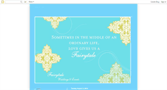 Desktop Screenshot of fairytaleweddingsandevents.blogspot.com