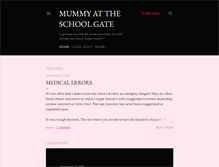 Tablet Screenshot of mummyattheschoolgate.blogspot.com