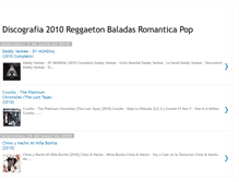 Tablet Screenshot of discografiade.blogspot.com