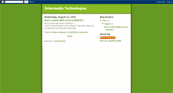 Desktop Screenshot of intermediatechnologies.blogspot.com