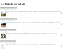 Tablet Screenshot of lifeoutsidethecubicle.blogspot.com