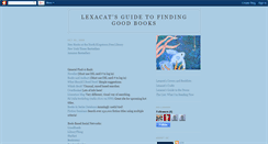 Desktop Screenshot of lexacatsguidetobooks.blogspot.com