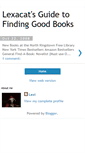 Mobile Screenshot of lexacatsguidetobooks.blogspot.com