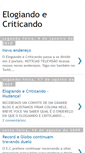 Mobile Screenshot of elogiandoecriticando.blogspot.com