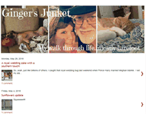 Tablet Screenshot of gingersjunket.blogspot.com