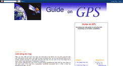 Desktop Screenshot of guide-on-gps.blogspot.com