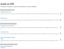 Tablet Screenshot of guide-on-gps.blogspot.com