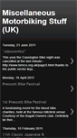 Mobile Screenshot of miscellaneousmotorbikingstuff.blogspot.com