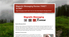 Desktop Screenshot of magnetic-messaging-reviews.blogspot.com