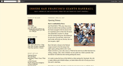 Desktop Screenshot of inside-giants-baseball.blogspot.com