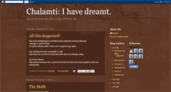 Desktop Screenshot of chalamti.blogspot.com