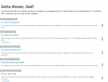 Tablet Screenshot of gottaminutegod.blogspot.com