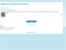 Tablet Screenshot of diamondpreciousboutique.blogspot.com