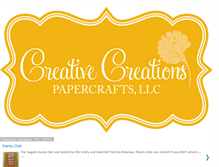 Tablet Screenshot of creativecreationspapercrafts.blogspot.com