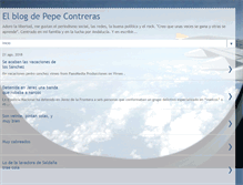 Tablet Screenshot of pepecontreras.blogspot.com