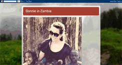 Desktop Screenshot of bonnieinzambia.blogspot.com