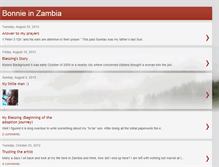 Tablet Screenshot of bonnieinzambia.blogspot.com