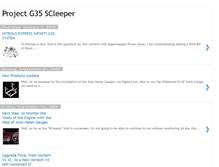 Tablet Screenshot of projectg35scleeper.blogspot.com