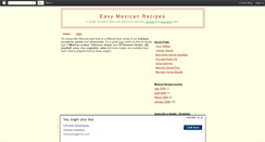 Desktop Screenshot of easymexicanrecipe.blogspot.com