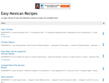 Tablet Screenshot of easymexicanrecipe.blogspot.com