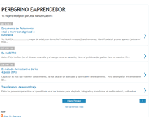 Tablet Screenshot of peregrinoemprendedor.blogspot.com