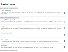 Tablet Screenshot of jewish-humor.blogspot.com