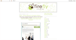 Desktop Screenshot of fireflystudiosblog.blogspot.com