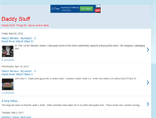 Tablet Screenshot of daddy-stuff.blogspot.com