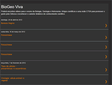 Tablet Screenshot of biogeoviva2009.blogspot.com