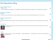 Tablet Screenshot of myrepublicanblog.blogspot.com