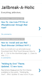 Mobile Screenshot of jailbreakaholic.blogspot.com