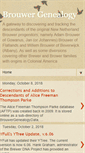 Mobile Screenshot of brouwergenealogy.blogspot.com