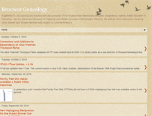 Tablet Screenshot of brouwergenealogy.blogspot.com