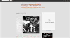 Desktop Screenshot of negrostestamentos.blogspot.com