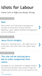 Mobile Screenshot of idiots4labour.blogspot.com