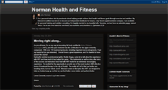 Desktop Screenshot of normanhealthfit.blogspot.com