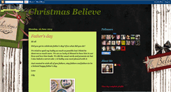 Desktop Screenshot of christmas-believe.blogspot.com